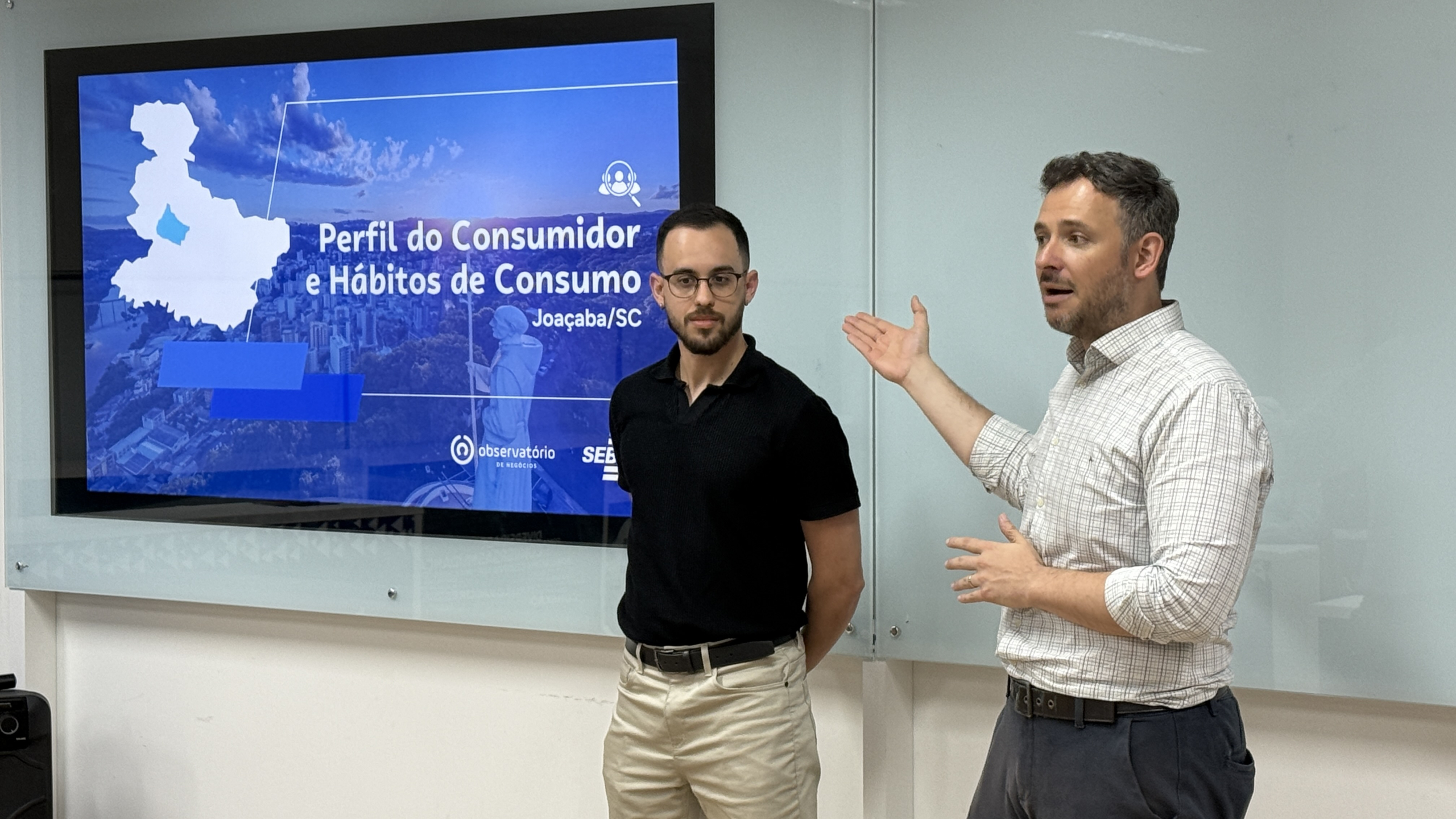 O Sebrae/SC apresentou a Pesquisa do Perfil do Consumidor e Hábitos de Consumo de Joaçaba